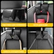 Автомобильные крючки держатели XoKo Car Hook 2 двойные на подголовник 2 шт Черные (XK-PH2) - изображение 6