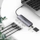 Порт-реплікатор (хаб) Ugreen 70411 6-in-1 док-станція HDMI 2*USB3.0 TF PD 100W - зображення 3
