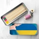 Пенал школьный для мальчика и девочки металлический Патриотический #015 7*18 см Silver - изображение 2
