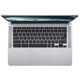 Ноутбук Acer Chromebook CB314-3H 14" FHD IPS, Intel C N4500, 4GB, F128GB, UMA, ChromeOS, серебристый - изображение 8