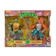 Набор фигурок TMNT Черепашки-ниндзя классические - Рафаэль против Трицератона 15 см (81278) - изображение 1