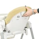 Стульчик для кормления ME 1038 PRIME Ivory, качественная екокожа. Айвори - изображение 5