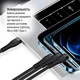 Дата кабель USB-C to Lightning + Micro 5P + USB-C 1.2m 3.0A (PD60W data) Black ColorWay (CW-CBPDU3060-BK) - зображення 2