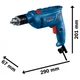 Дриль Bosch GSB 600, 600Вт, 1-10 мм, 3000 об/хв, 48000 уд/хв (0.601.1A0.320) - зображення 7