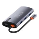 Порт-репликатор ColorWay Docking Station USB-C 6-в-1 Type C PD 100W/USB3.0х3/USB2.0/RJ45 (CW-HUB03) - изображение 4