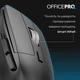 Мышка OfficePro M395B Silent Click Ergonomic Wireless Black (M395B) - изображение 6