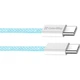 Дата кабель USB-C to USB-C 1.0m 60W 3.0А blue ColorWay (CW-CBPDCC061-BL) - изображение 7