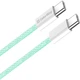 Дата кабель USB-C to USB-C 1.0m 60W 3.0А green ColorWay (CW-CBPDCC061-G) - зображення 8