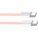 Дата кабель USB-C to USB-C 1.0m 60W 3.0А pink ColorWay (CW-CBPDCC061-P) - зображення 7