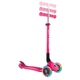 Самокат Globber Primo Foldable Lights колеса с подсветкой до 50 кг. 3+ Розовый (432-110-3) - изображение 11