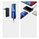Павербанк с беспроводной зарядкой Baseus Magnetic 10000mAh 20W Bracket Overseas Edition (PPCX000203) Blue - изображение 9