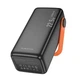 Внешний портативный аккумулятор Павербанк Borofone BJ66 40000mAh 22.5W 2USB/1Type-C с быстрой зарядкой QC3.0+PD3.0 Black - изображение 3