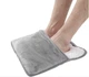 Портативная электрическая грелка для ног от USB 30х30см Foot warmer серая - изображение 2