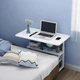 Стіл комп'ютерний на коліщатках з регулюванням висоти Laptop Table 80 х 40 х 69-90 см (M50259M-W) - зображення 2