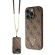 Чохол Guess Crossbody 4G Metal Logo для iPhone 15 Pro Max Brown (GUHCP15XP4TDSCPW) - зображення 1