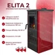Печь с варочной поверхностью ALFA-PLAM ELITA 2 красная - изображение 1