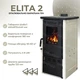 Печь с варочной поверхностью ALFA-PLAM ELITA 2 кремовая - изображение 2