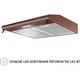Витяжка пласка Perfelli PL 6144 BR LED - зображення 4