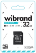 Карта пам'яті Wibrand MicroSDXC 32GB Class 10 UHS-I (WICDHU1/32GB-A) + SD адаптер - изображение 2