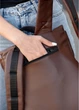 Жіночий рюкзак Sambag RENEDOUBLE шоколадний 37 х 31 х 14 см (27151120r) - зображення 9