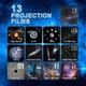 Домашній планетарій зіркове небо Нічник Проектор Galaxy Projector 13 слайдів 10 Вт - зображення 3