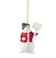 Елочная игрушка Villeroy & Boch Christmas Classics 6,7х4,4х9,7 см снеговик (1486754346) - изображение 1