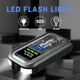 Пусковий пристрій POWESU 1500A Peak 12800mAh Бустер для авто з функцією Power Bank + ліхтар має чохол (твердий футляр) - изображение 4
