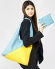 Жіноча сумка Sambag HOBO M жовто-блакитний 35 х 40 х 8 см (53200128) - зображення 5