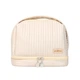 Косметичка для пренадлежностей из искусственной кожи для макияжа,бежевый - изображение 2
