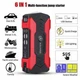 Пускозарядное устройство для автомобиля Бустер Jump Starter J12 28000mAh Чорно-червоний - изображение 9