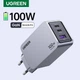Зарядное устройство Ugreen Nexode Pro 100W с 3 портами USB + Type-C (QC 4.0, PD 3.0) - изображение 1