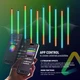 Профессиональная LED лампа стик свет для съемки NEEWER TL120C 42 Вт RGB 127см с управлением APP/2.4G/DMX RGB - изображение 6