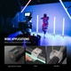 Профессиональная LED лампа стик свет для съемки NEEWER TL120C 42 Вт RGB 127см с управлением APP/2.4G/DMX RGB - изображение 8