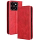 Чехол-книжка Deexe Retro Style для ZTE Blade A35 / Blade A55 - Red - изображение 1