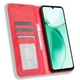 Чехол-книжка Deexe Retro Style для ZTE Blade A35 / Blade A55 - Red - изображение 2