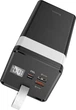 Внешний аккумулятор (Power Bank) Hoco J86A 22.5W 50000mAh LED Light (PD3.0 QC4.0) 1C+2A Black (38273) - изображение 3