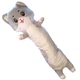 Мягкая игрушка-обнимашка Кот батон серый 110 см (TS01091996249173) - изображение 1