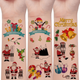 Набор "Рождество и Новый год №2" из 30 детских временных тату по 9,5*5,5 см (tattoo-mini-set-christmas-30-2) - изображение 7