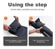 Надувной туристический матрас (Каремат для кемпинга) Pacoone Outdoor Sleeping с подушкой и встроенным насосом - изображение 5