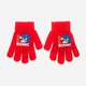 Детские демисезонные вязаные перчатки для мальчиков Disney Sonic XH4087 One Size Красные (3609087276178) - изображение 1