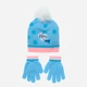 Детский демисезонный комплект (шапка + перчатки) для девочки Disney Bluey XH4144 52 см Голубой (3609087278202) - изображение 1
