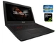 Игровой ноутбук Asus FX502VM / 15.6" (1920x1080) TN / Intel Core i5-6300HQ (4 ядра по 2.3 - 3.2 GHz) / 16 GB DDR4 / 128 GB SSD M.2 + 1000 GB HDD / nVidia GeForce GTX 1060, 3 GB GDDR5, 192-bit / WebCam б/у - изображение 1