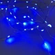 Новогодняя гирлянда штора Капля росы 3х3 м от USB, повер банка (синий цвет) 300 LED с пультом ДУ - изображение 5