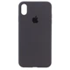 Чехол Fiji Silicone Case для Apple iPhone XR бампер накладка Full Soft Carbon Grey - изображение 1