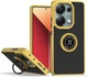 Чохол Fiji Colorframe для Xiaomi Redmi Note 13 Pro матовий бампер з кільцем підставкою Yellow - зображення 1