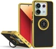 Чехол Fiji Colorframe для Xiaomi Redmi Note 13 Pro 5G матовый бампер с кольцом подставкой Yellow - изображение 1