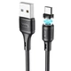 Кабель магнітний Hoco X52 Type-C - USB (3A) 1м для заряджання Black - зображення 1