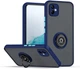 Чехол Fiji Colorframe для Samsung Galaxy A05 (A055) матовый бампер с кольцом подставкой Dark Blue - изображение 1