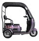 Електроскутер триколісний Crosser TR3 (800W; 72V-20Ah AGM) - Фіолетовий - зображення 11
