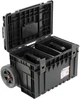 Skrzynka na narzędzia YATO 52V S1, 2 sekcje, na kółkach, z teleskopową rączką, 660x643x483 mm (YT-09159) - obraz 4